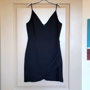 EUC Amanda Uprichard "Giovanni" black cocktail dress, size small
